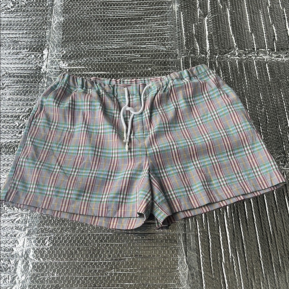 Collusion Plaid Multicolor Shorts